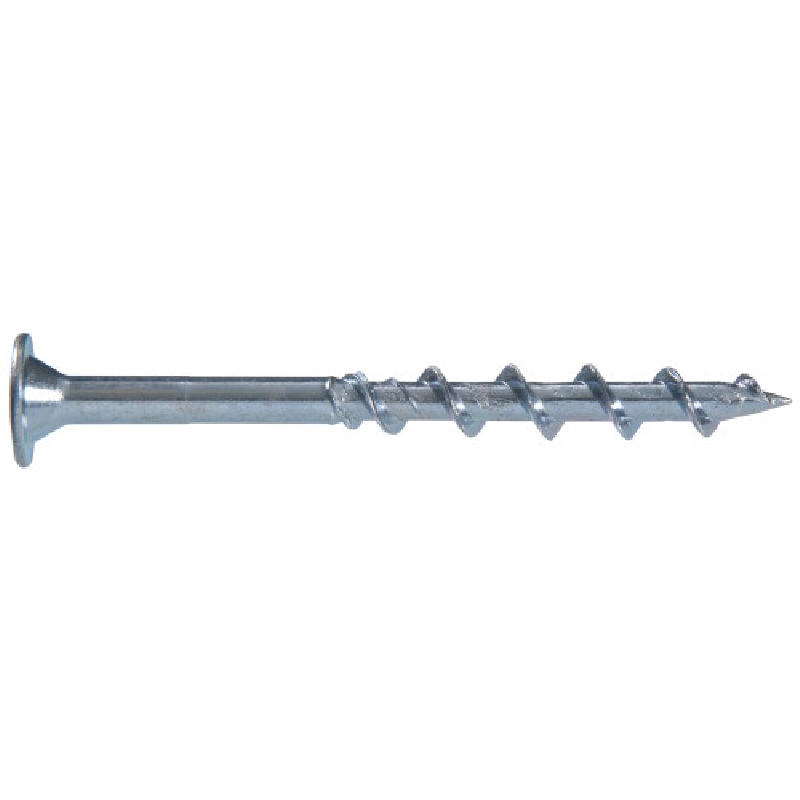 Hillman Walldog 376252 Cabinet Anchor Screw, 2-1/2 in L, Steel, Zinc-Plated, 250 lb