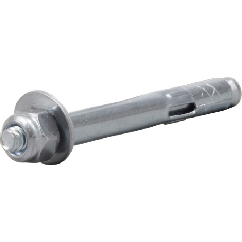 370790 Concrete Sleeve Anchor, 1/4 in Dia, 2-1/4 in L, 240 lb, Steel, Zinc-Plated