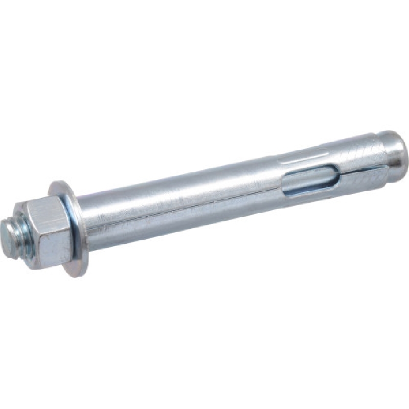 370814 Concrete Sleeve Anchor, 5/8 in Dia, 4-1/4 in L, 1690 lb, Steel, Zinc-Plated