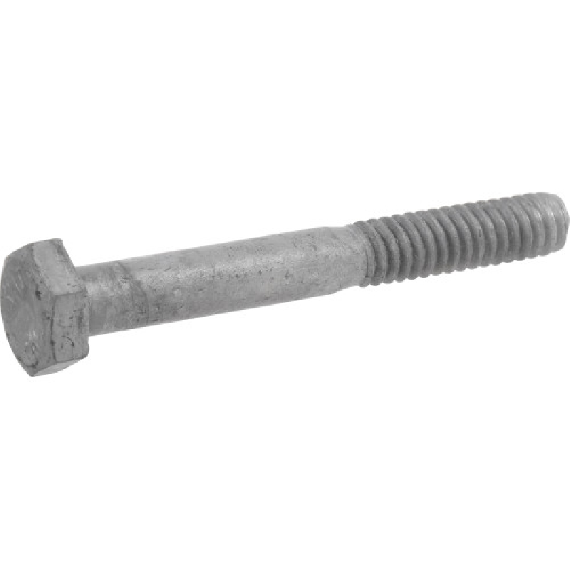 811918 Hex Bolt, 7/8 in Thread, 6 in OAL, 2 Grade, Steel, Galvanized, SAE Measuring, Coarse Thread