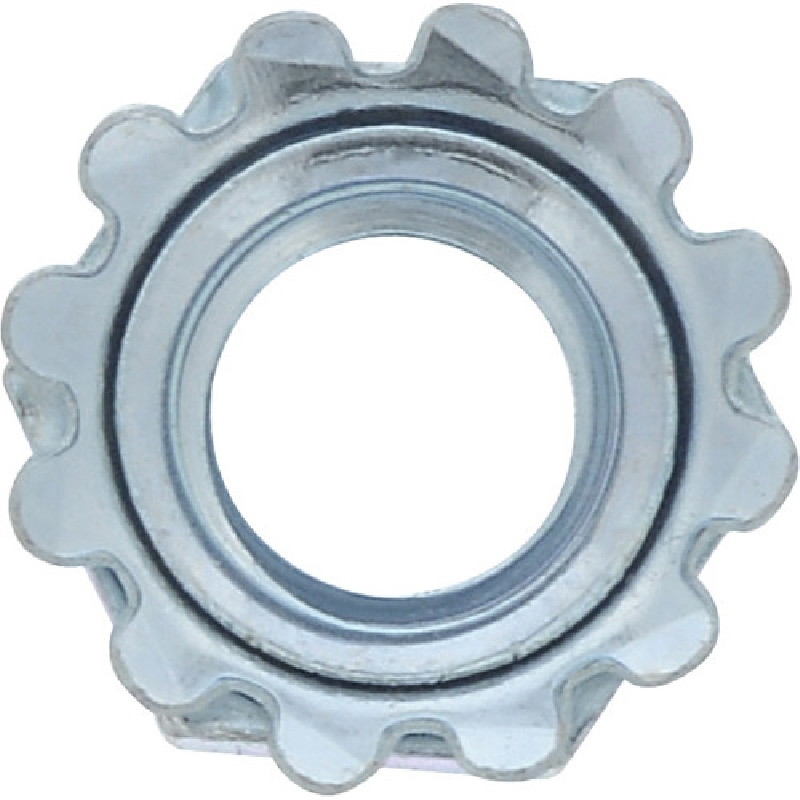 Keps Lock Nut, Hillman, Zinc-Plated, 3/8 in x 16 - 3