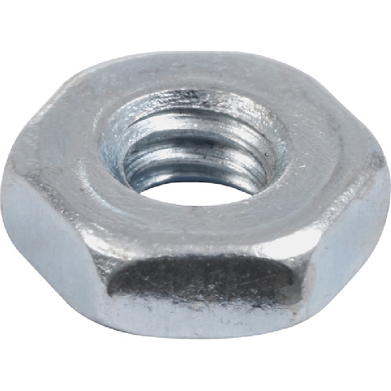 Hillman 6209 Hex Machine Screw Nut, #10-32 Thread, Steel, Zinc-Plated