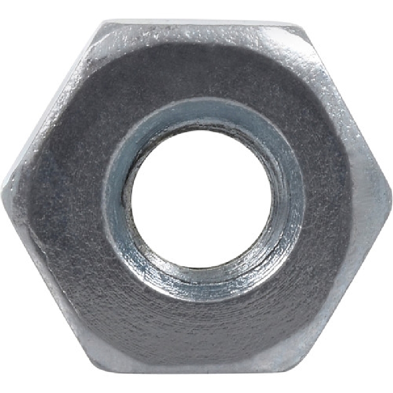 Hillman 6209 Hex Machine Screw Nut, #10-32 Thread, Steel, Zinc-Plated