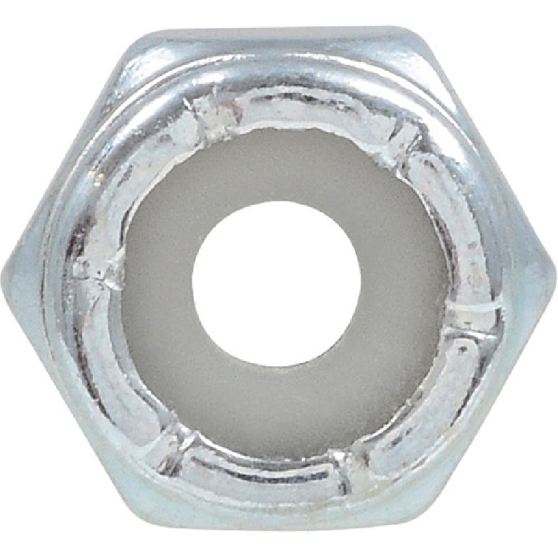 Hillman 42268 Stop Nut, Nylon Insert, #6-32 Thread, Coarse Thread, 75/PK - 2