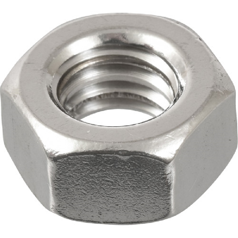 HILLMAN 829312 Hex Nut, Coarse Thread, 5/8-11 Thread, Steel, Stainless Steel