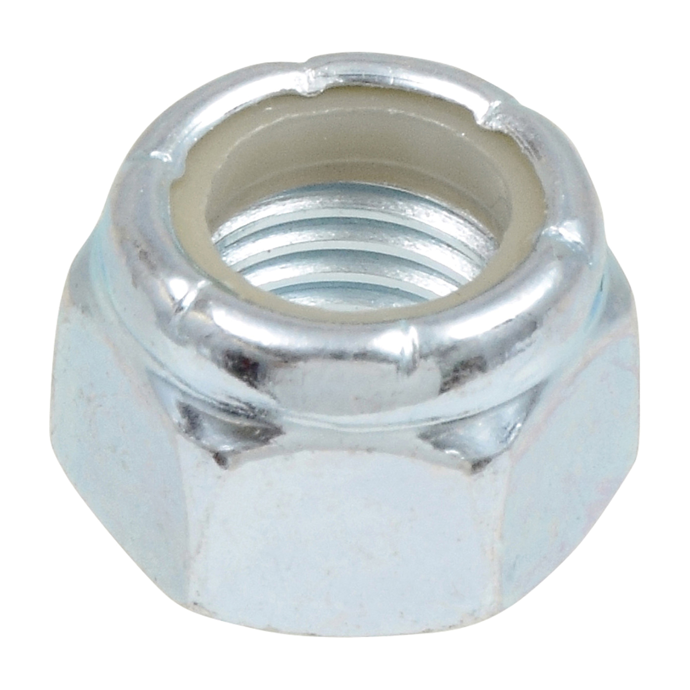 HILLMAN 880553 Stop Nut, Coarse Thread, 8-32 Thread, Steel, Zinc-Plated