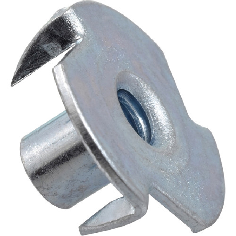 Pronged Tee Nut, Hillman, #6-32, 3 pk - 3