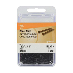 Panel Nails, Hillman, Black 1 in 6 oz - 2