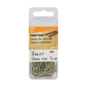 Panel Nails, Hillman, Ash 1 in x 1.5 oz - 2