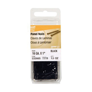 Panel Nails, Hillman, Black 1 in x 1.5 oz - 2