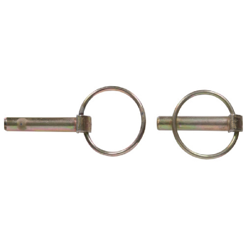 881130 Lynch Pin, 1-3/4 in L, Steel, Zinc-Plated