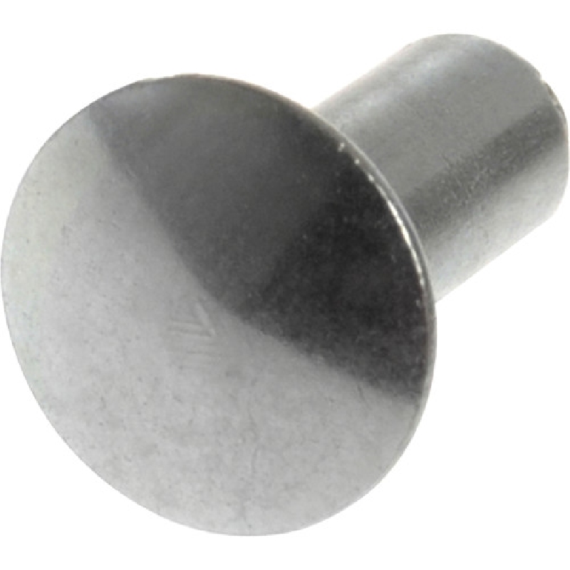 HILLMAN 1281 Tubular Rivet, 3/16 x 7/16 in, Steel, Nickel-Plated - 1