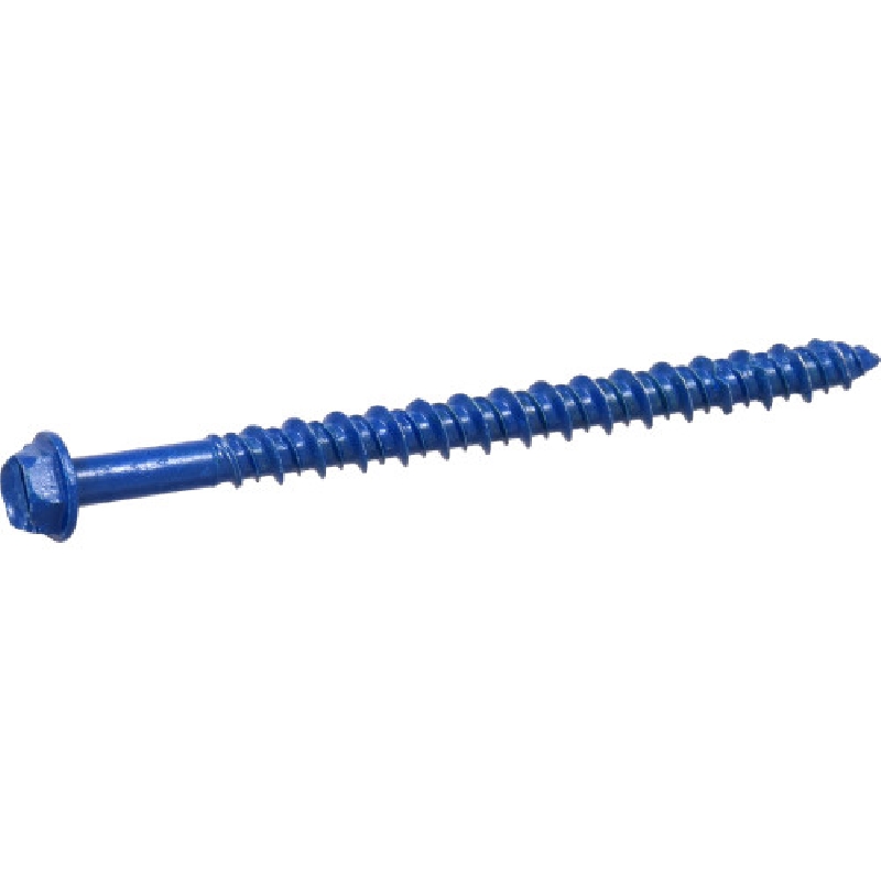 375289 Screw Anchor, 3/16 in Thread, 2-3/4 in L, Flat Head, Phillips Drive
