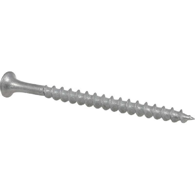Hillman 40932 Deck Screw, #8 Thread, 2-1/2 in L, Flat Head, Phillips Drive, Galvanized, 50 PK