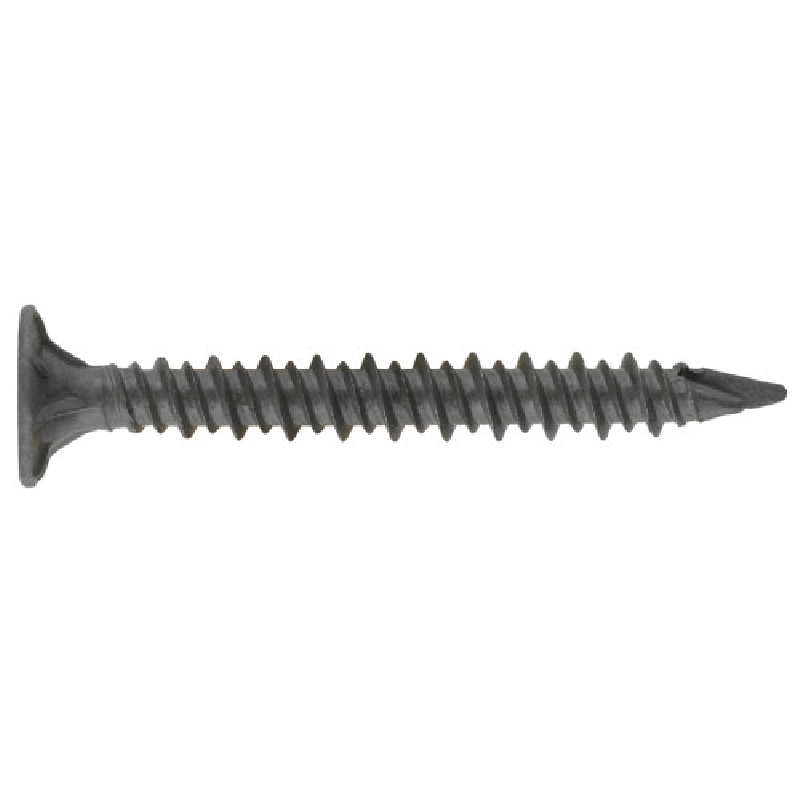 Hillman 47141 Screw, #8 Thread, 1-5/8 in L, High-Low Thread, Wafer Head, Phillips Drive, Steel, Ceramic-Coated, 134 PK