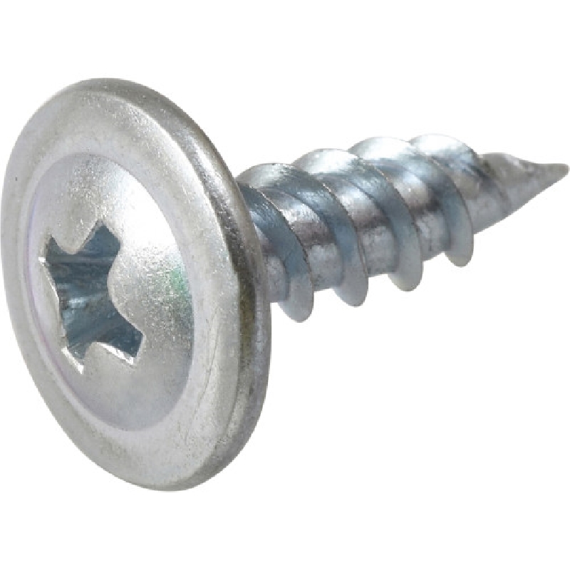 47281 Lath Screw, #8 Thread, 1 in L, Truss Washer Head, Phillips Drive, Needle Point, Steel, Zinc-Plated, 194 PK, 1 LB