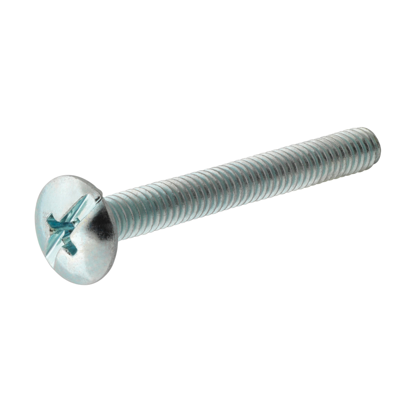 881042 Machine Screw, #8-32 Thread, 1/2 in L, Truss Head, Phillips, Slotted Drive, Stainless Steel