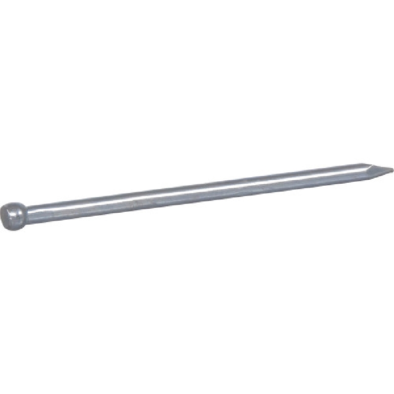 532603 Wire Brad, 1 in L, Steel, Cupped Head, Smooth Shank