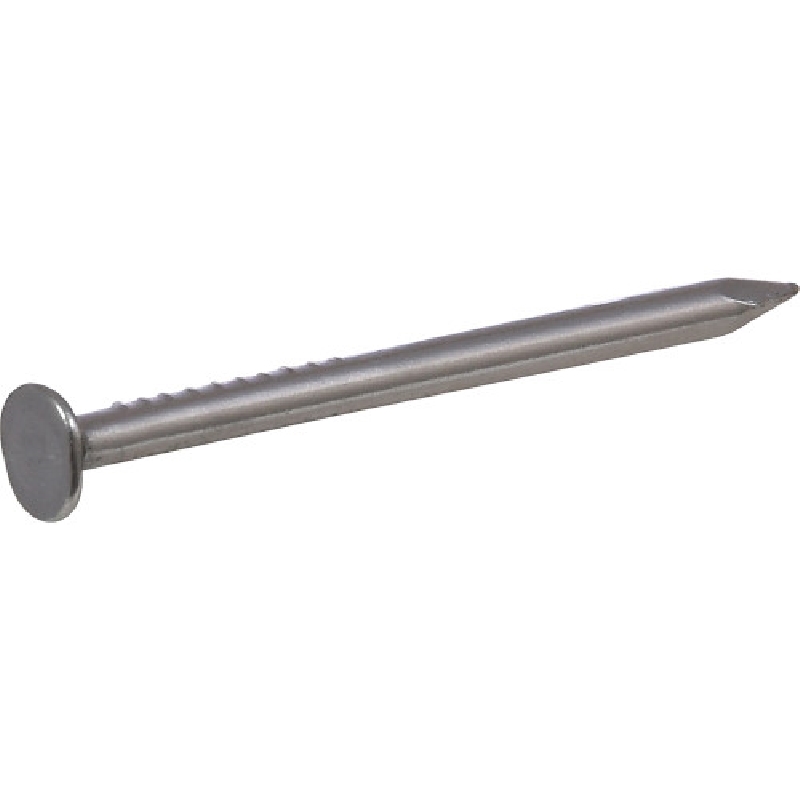 532606 Wire Nail, 3/4 in L, Steel, Smooth Shank, Extra-Sharp Point