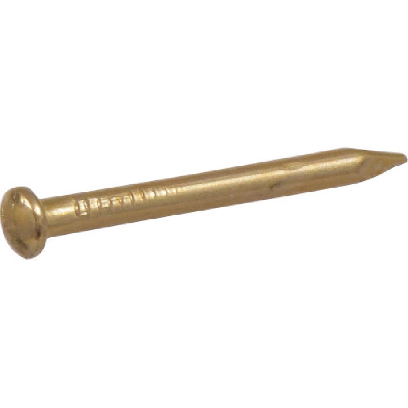 532629 Escutcheon Pin, 3/4 in L, Brass, 1.5 oz