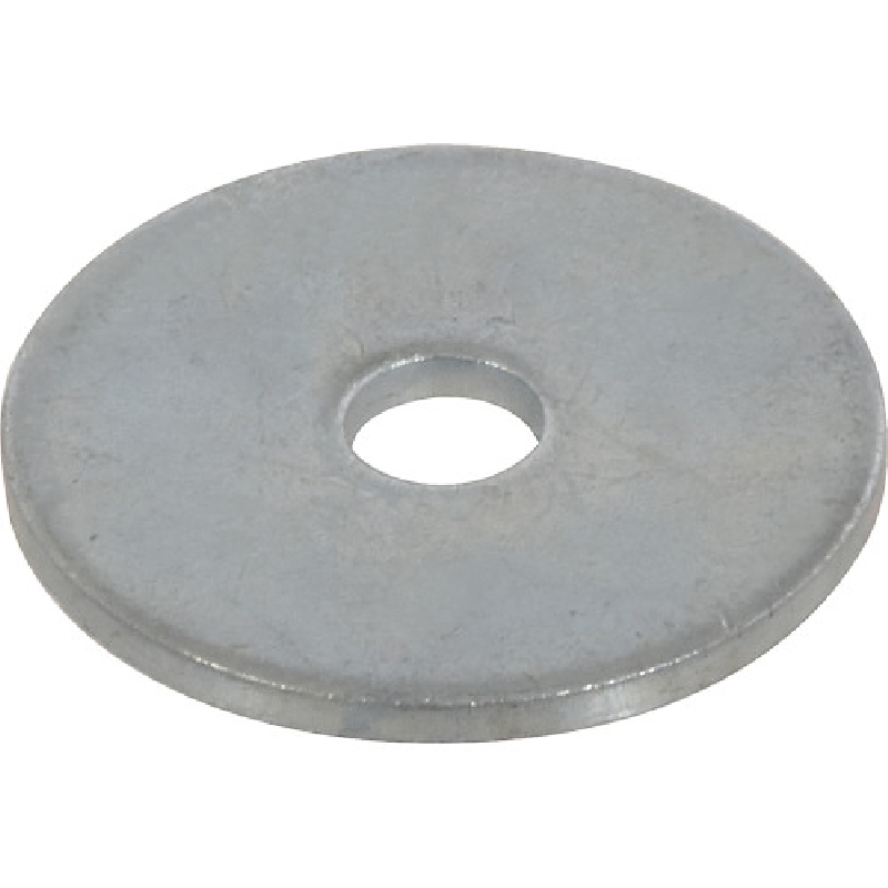 290015 Fender Washer, 1/4 in ID, 1-1/4 in OD, 0.08 to 0.51 in Thick, Steel, Zinc-Plated