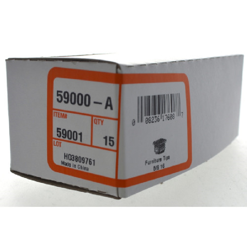 Furniture Tip Square 5/8 in - 3