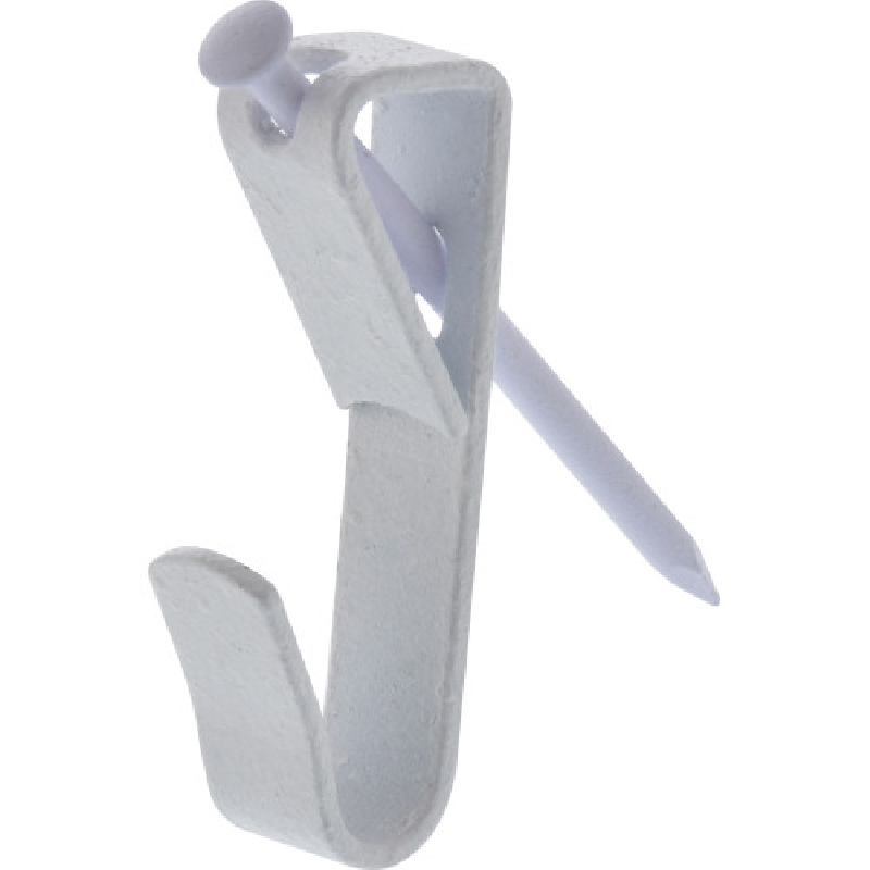 Hillman 122309 Picture Hanger, 100 lb, Steel, White