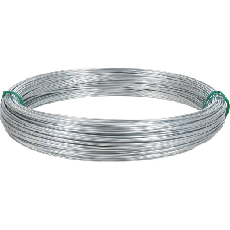 122060 Stove Pipe Wire, 200 ft L, Galvanized, 55 lb, #16