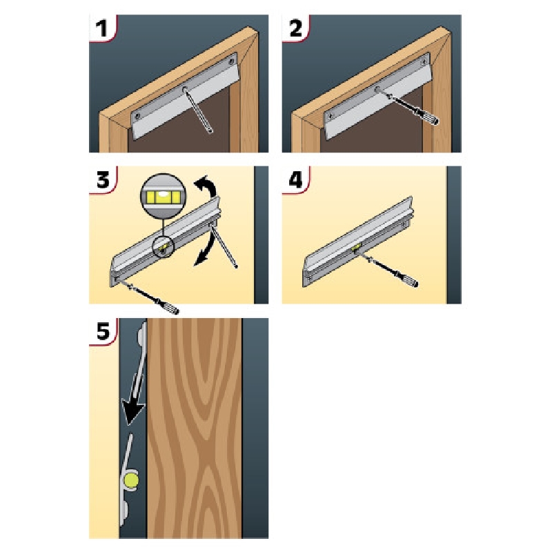 Hillman 122374 Hangman Hanging System, 300 lb, Aluminum