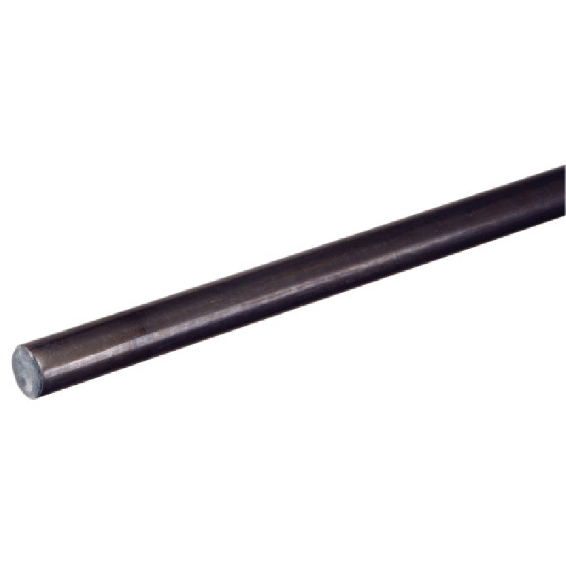Steelworks 11594 Rod, 1/4 in Dia, 4 ft L, Steel, Plain