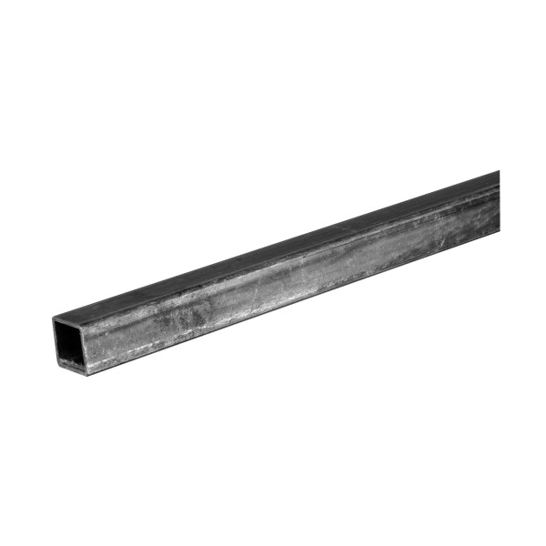 11736 Weldable Metal Tube, Square, 4 ft L, 1/2 in W, Steel