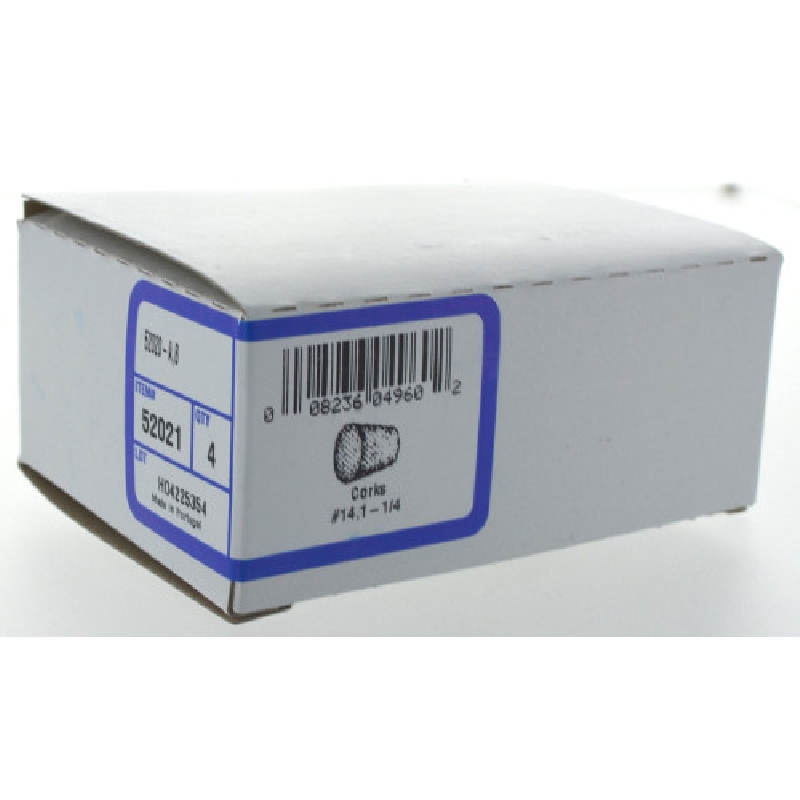 Stoppers Cork, Hillman, 1-1/4 in Top Diameter Size #14 - 2