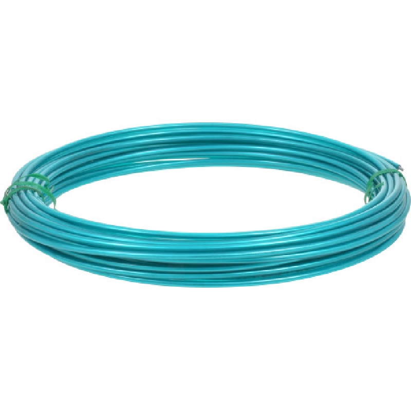 Clothesline Wire, Green Vinyl Jacketed, 50-Ft.