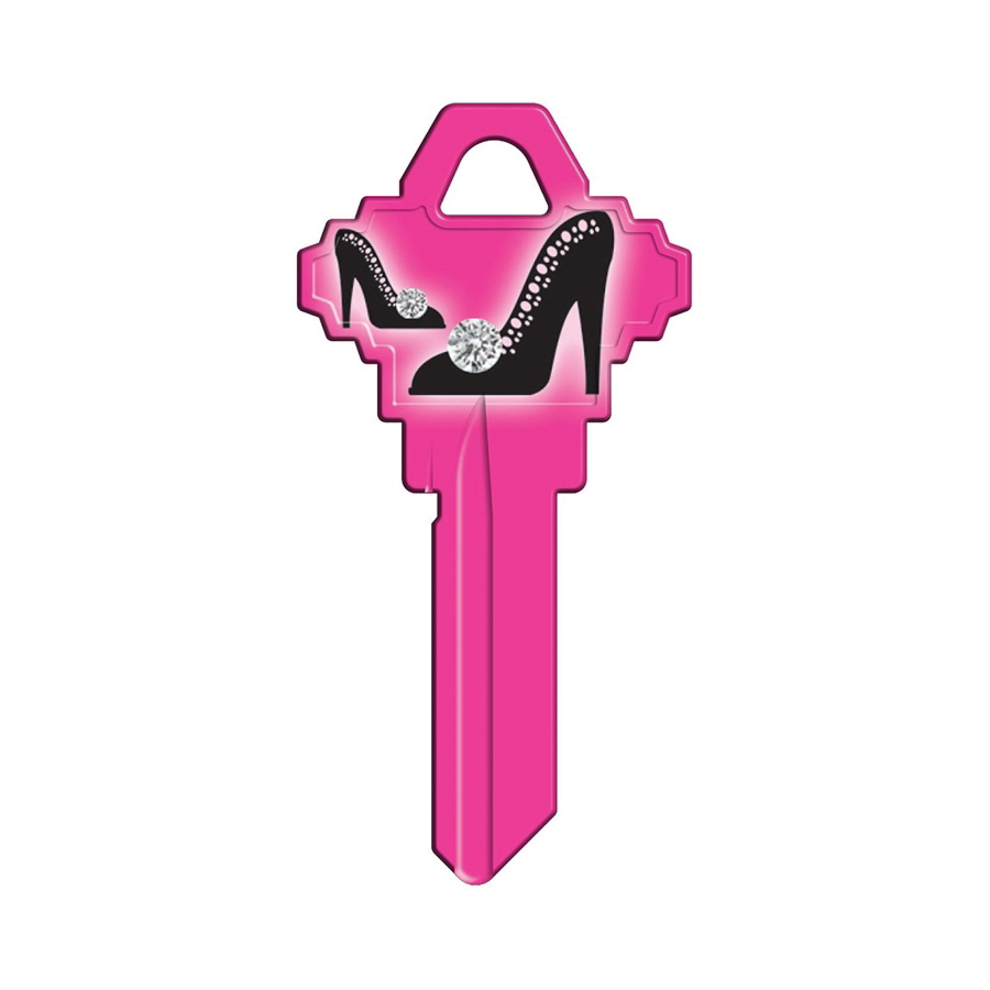 Hy-Ko 16005SC1-35 Key Blank, High Heel, Brass, For: Schlage SC1 Keyways, SC1 Key Number