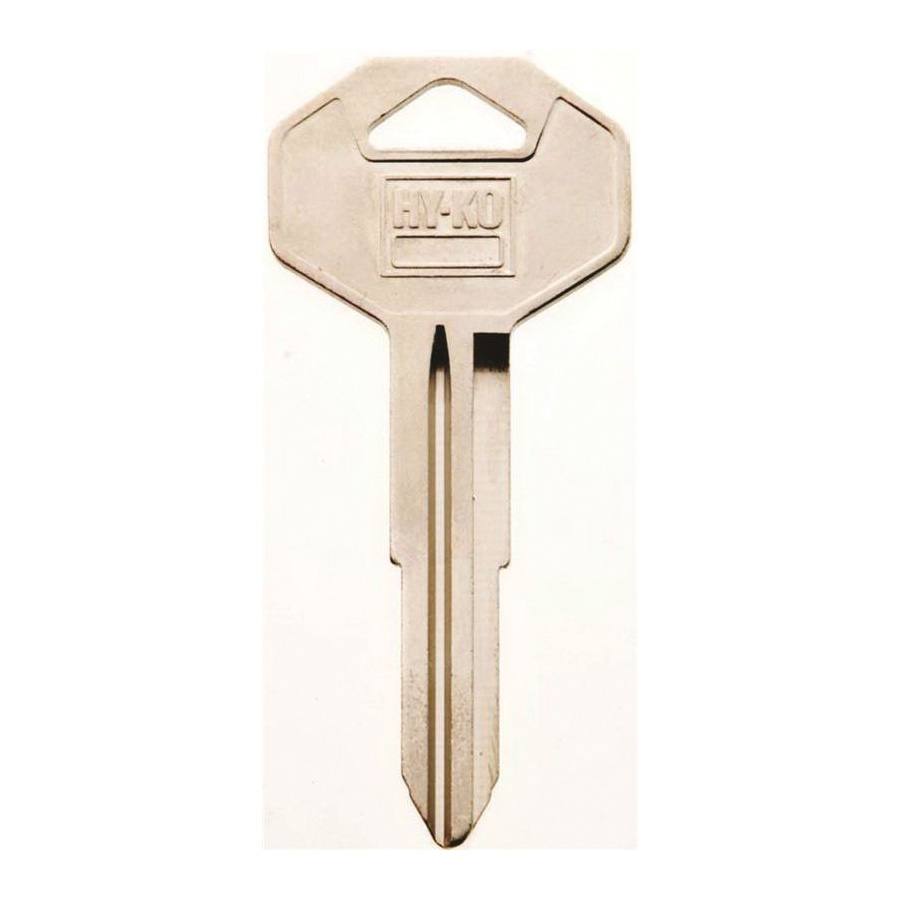 Hy-Ko 11010MIT1 Key Blank, Brass, Nickel-Plated, For: Mit