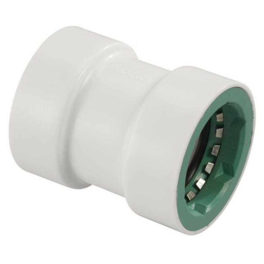 Orbit 33776 Lock Pipe Coupling, 1/2 x 1/2 in, PVC, 150 psi Pressure