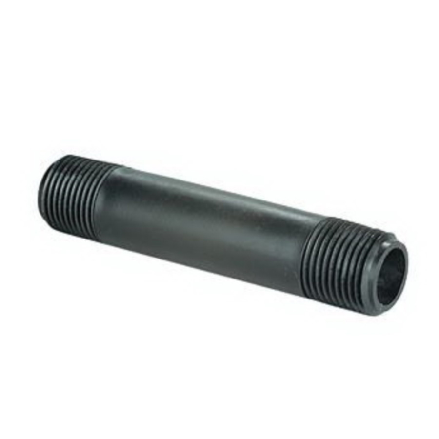 38091 Riser, 1/2 in Connection, 12 in L, MNPT, PVC, Gray