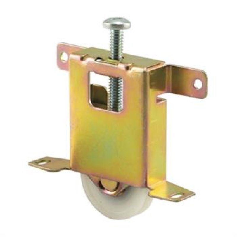Prime-Line N 6861 Mirror Door Roller, 1-1/2 in Dia Roller, Plastic/Steel