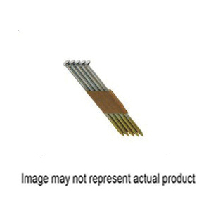 GRSP8D Nail, 2-3/8 in L, Steel, Bright, Clipped Head, Smooth Shank