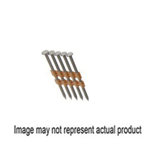 MAXC62896 Collated Nail, 3 in L, Stainless Steel, Checkered, Round Head, Screw Shank, 1,000 Count