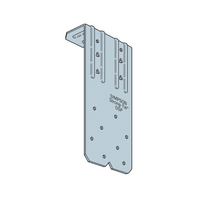 DSP Double Stud Plate, 6-11/16 in L, 2-3/4 in W, Steel, Galvanized