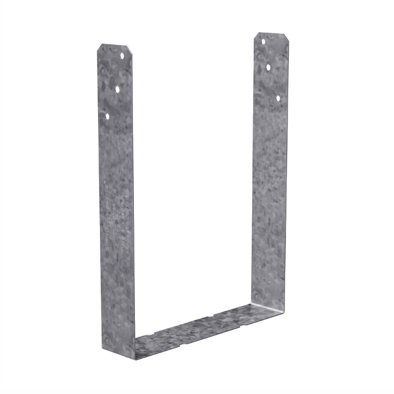 SP SP6 U-Shaped Stud Plate Tie, 7-3/4 in L, 5-9/16 in W, Steel, Galvanized