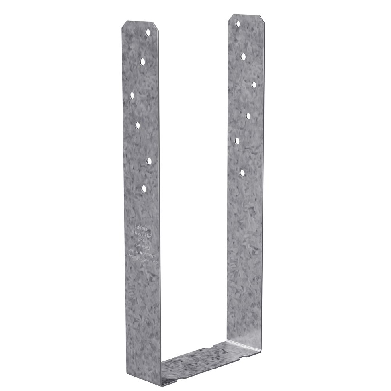 SPH4Z Fence Bracket, 8-3/4 in L, 3-9/16 in W, Steel, ZMAX, Fastening Method: Nail