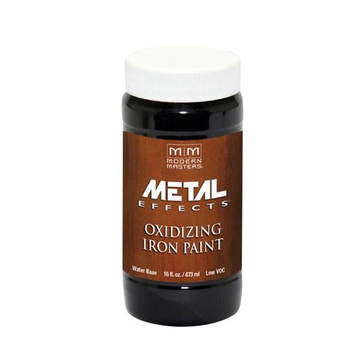 Modern Masters ME20816 Metallic Paint, Rusted Metallic, Iron, 1 pt, Container