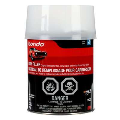 Bondo 262C Body Filler, 1 qt Can, Paste, Pungent Organic - 1