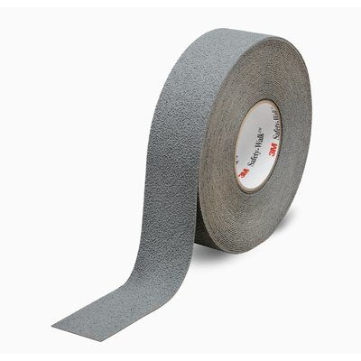 3M Safety-Walk 300 Series 7741-GRY Medium Resilient Tape, 60 ft L, 4 in W, Gray - 1