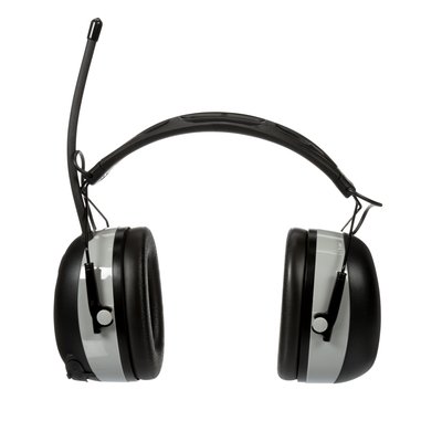 3M Worktunes 7100097024 Wireless Hearing Protector, 24 dB NRR, AM/FM Radio Band, Black/Silver - 4