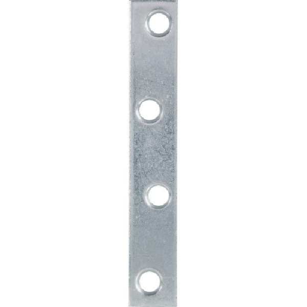 Hardware Essentials 851678 Mending Plate, 4 in L, 5/8 in W, Zinc