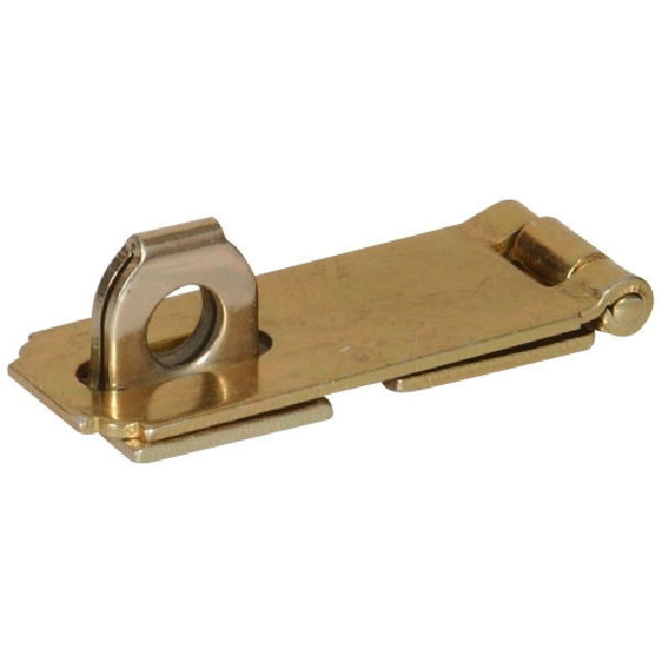 Hardware Essentials 851395 Safety Hasp, 6 in L, Yellow Dichromate/Zinc, Fixed Staple