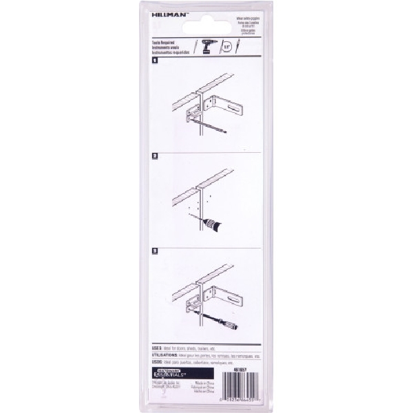 Hardware Essentials 851395 Safety Hasp, 6 in L, Yellow Dichromate/Zinc, Fixed Staple